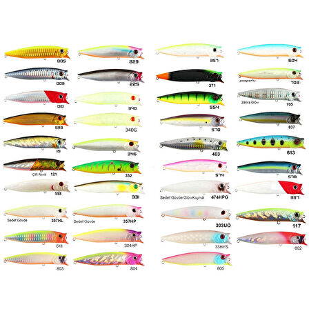 Usami Combo Pop 100F 10cm 12.1gr Popper Maket Balık 304HP