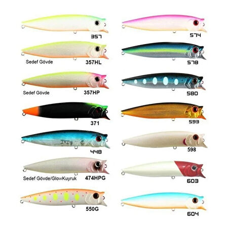 Usami Combo Pop 100F 10cm 12.1gr Popper Maket Balık 803