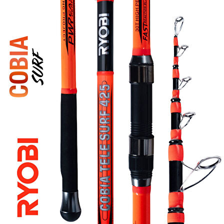 Ryobi Cobia 4.25m 100-300gr Teleskopik Surf Olta Kamışı