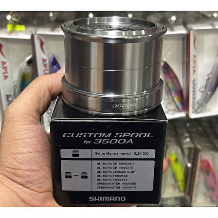 Shimano Big Pit Custom Spool 3500A 22ULT, 23SPM, 24ULT XR Surf Yedek Kafa