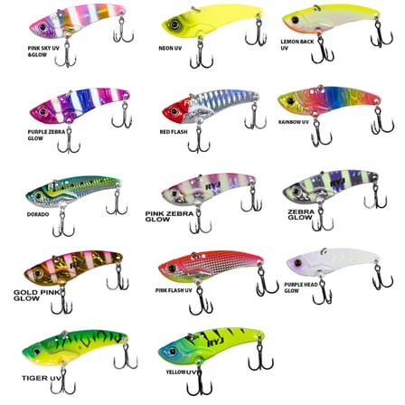 Ryuji Mirror Vib 6.5cm 22gr Vibrasyon Yem Purple Zebra Glow