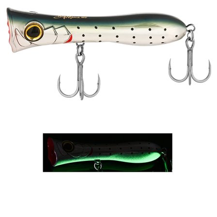 Fujin Big Mama 12cm 31gr Popper Maket Balık 054 Smoke Joe