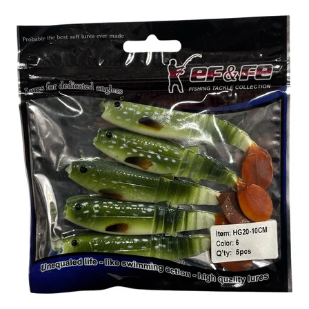 Effe Sasi Salmon 10cm 9gr 5 Adet Silikon Yem 6