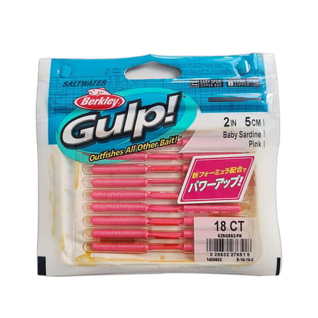 Berkley Gulp SW Baby Sardine 5cm 18 Adet LRF Yemi Glow White Silver