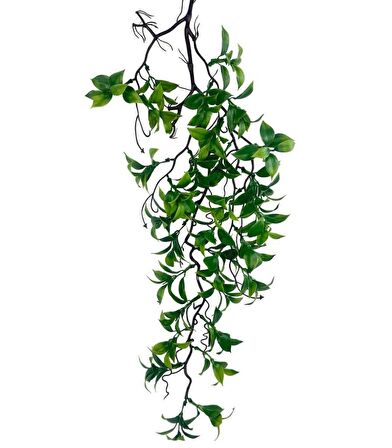 Yapay Çiçek Sarkan Doğal Dallı Fejka 70cm Yapay Sarmaşık Yeşil 