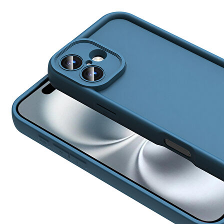 iPhone 16 Plus Kılıf Kamera Korumalı Ananas Silikon Kapak