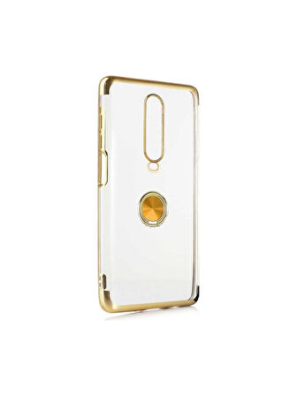 Xiaomi Redmi K30 / Xiaomi Poco X2 Kılıf Kenarları Renkli Yüzüklü Manyetik Silikon