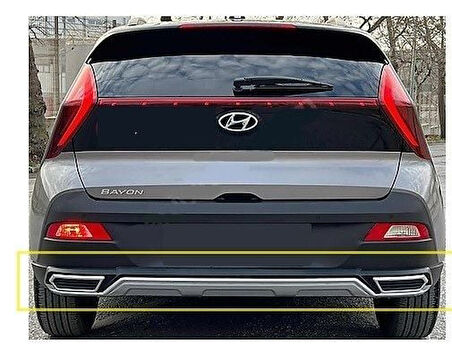 Hyundai bayon ön ve  arka tampon koruması difüzör 2021+