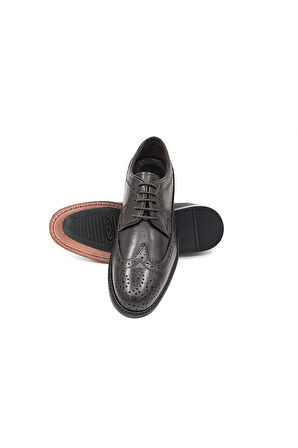 Danacı Kösele 906 Erkek Klasik Ayakkabı - Koyu Kahverengi