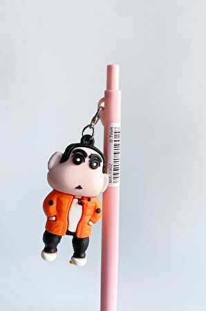 Maxx 0.7 Uclu Kalem Crayon Shin-Chan Maskotlu Pembe