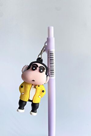 Maxx 0.7 Uclu Kalem Crayon Shin-Chan Maskotlu Sarı