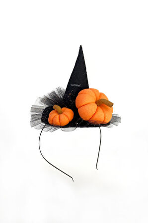 Halloween Balkabağı Cadı Tac