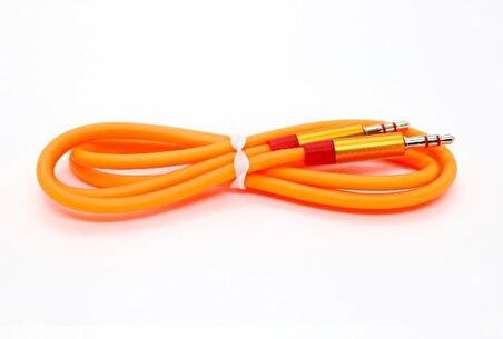 Global AX42 Gfz 3.5mm Aux Kablo 1m Turuncu