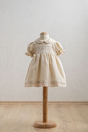 Tongs Baby Bebek Elbise 3943 Bej