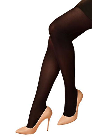 Özge Tekli Micro 40 Den Opak Orta Kalın Külotlu Çorap