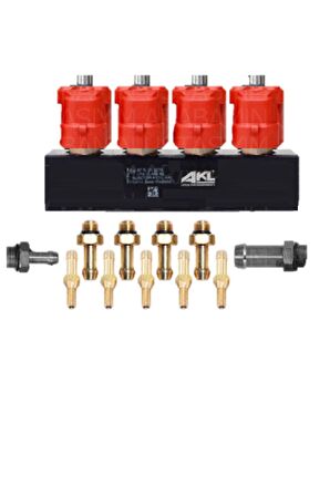 Uyumlu Akl 4'lü Enjektör (3ohm)