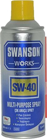 Swanson Sw-60 Pas Sökücü Korozyon Önleyici Çok Amaçlı Sprey Yağlayıcı Temizleyici Sprey 200 ml