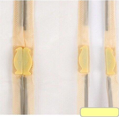 Mıknatıslı Kapı Sinekliği Sineklik Mıklatıslı Kapı Tülü Sineklik Perde 90*210 5mt Çift Taraflı Bant