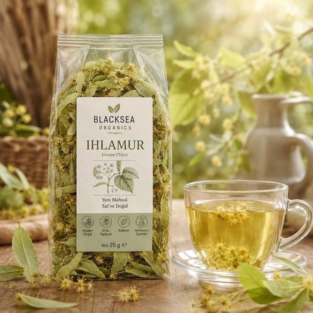 BlackSea Organics Ihlamur 25 Gr | Doğal, Katkısız, Yeni Mahsul