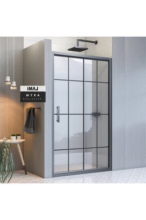 İmaj Banyo Myra İki Duvar Arası 1 Sabit 1 Sürgü Duşakabin