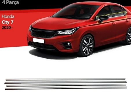 Honda city cam çıtası alt çıtası krom 2021+