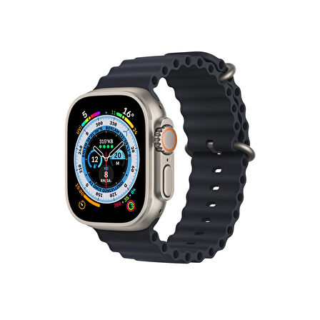 Global 42-44mm Yeni Nesil Apple Uyumlu Akıllı Saat Kordonu Siyah WNE0226