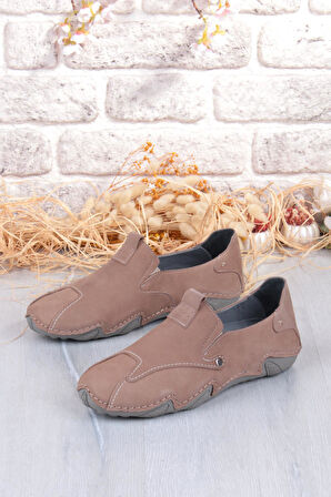 Mehmet Mete 42323 Nubuk Comfort Rahat Esnek Hakiki Deri Erkek Ayakkabı