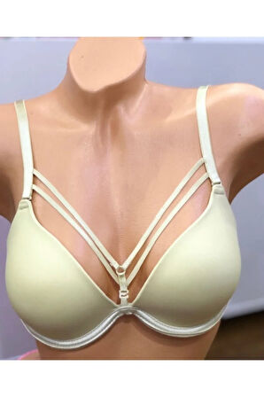 Kadın Bej Balenli 1020 Desteksiz Sütyen