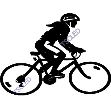 Bisikletle Gezi Sticker 17cm