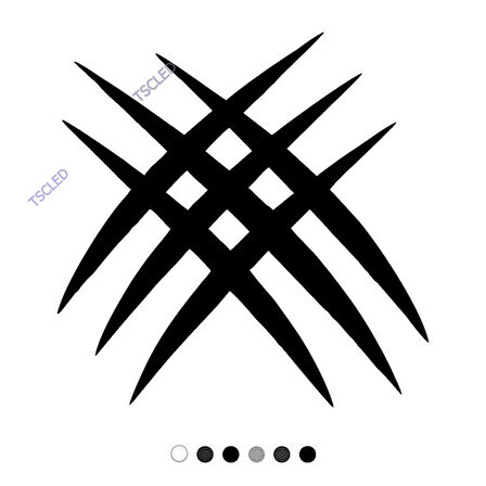 Kurt - Ayı Pençesi Sticker Yapıştırma 15cm