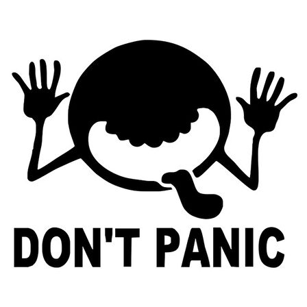 PANİK YAPMAYIN Komik Sticker Yapıştırma 2