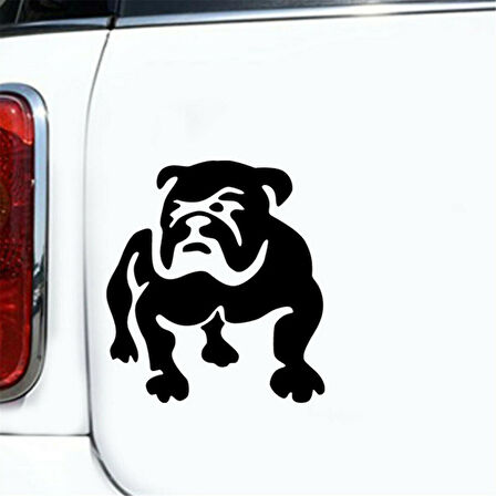 Sevimli Fransız Bulldog Köpek Sticker Yapıştırma 2
