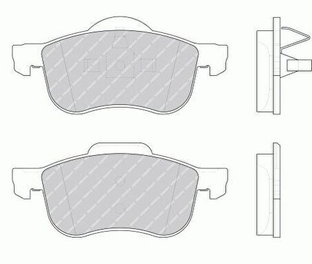 VOLVO S60/70/S80/V70/XC70/XC90 FREN BALATASI ÖN FERODO 86349214
