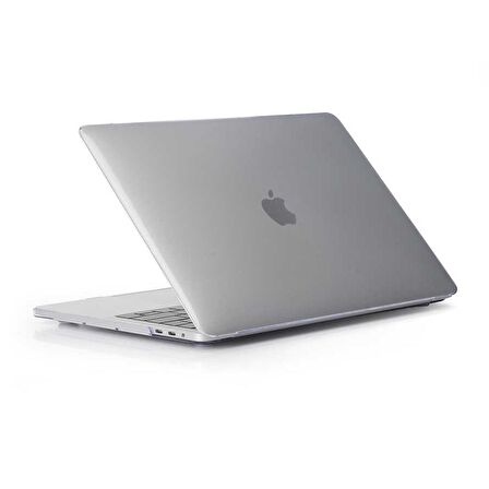 Macbook 13.3' Air M1 A1932/A2179/A2337 Şeffaf Sert Koruma Kapağı Hava Kanallı Msofty