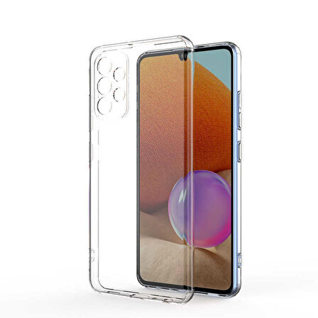 Samsung Galaxy A53 5G Kılıf Şeffaf Kamera Korumalı Süper Silikon Kapak