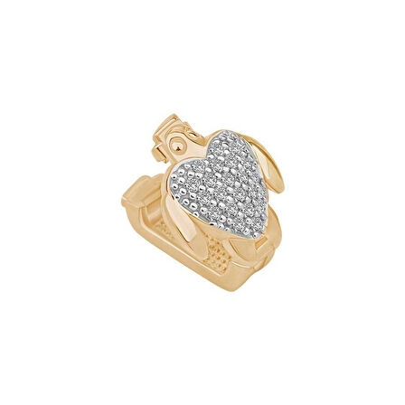 Kalp Kaplumbağa Charm
