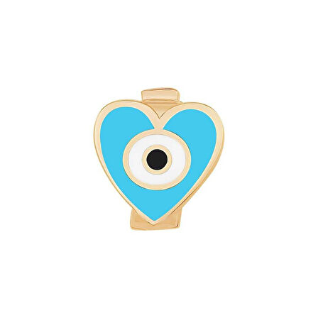 Kalp Nazar Boncuğu Charm