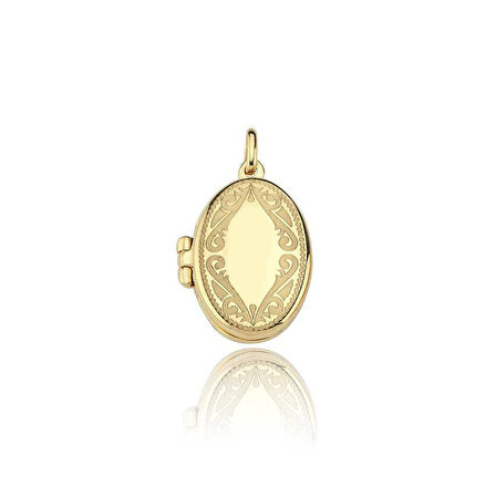 Oval Desenli Kapaklı Uç