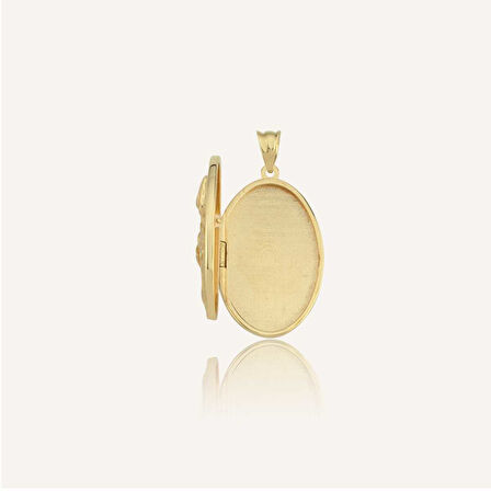 Karma Buket Mat Kapaklı Kolye Ucu