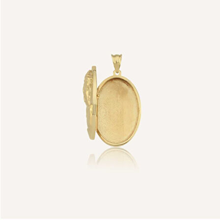 Cecilia Mat Kapaklı Kolye Ucu