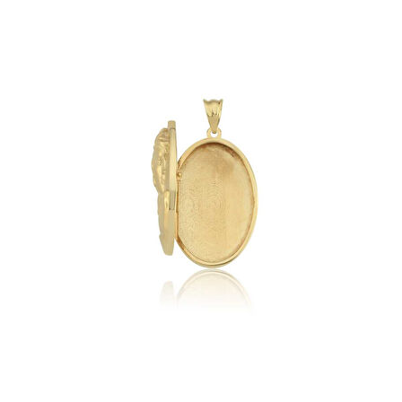 Cecilia Mat Kapaklı Kolye Ucu