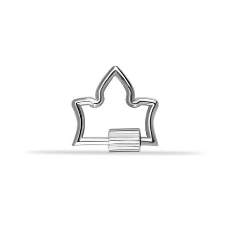 Düz Yaprak Charm Kilidi