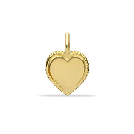 İşlemeli Kalp Charm