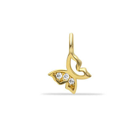 Taşlı Kelebek Charm