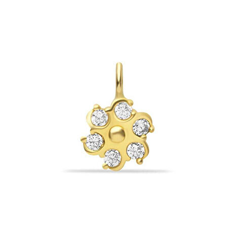 Taşlı Spiral Charm