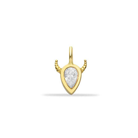 Bull Stone Charm