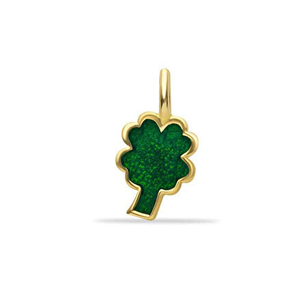 Yeşil Yonca Charm