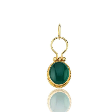 Green Firuze Stolle Kolye Ucu
