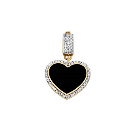 Siyah Mine Kalpli Charm