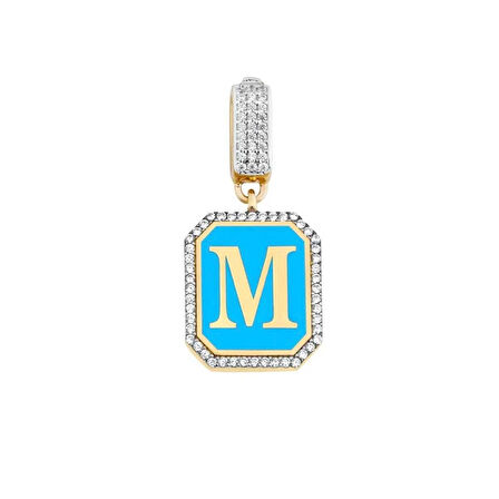 Taşlı Harf Charm